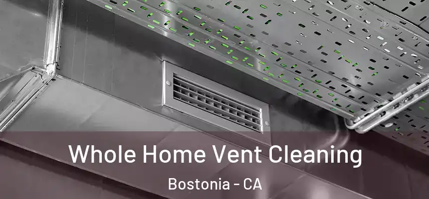 Whole Home Vent Cleaning Bostonia - CA